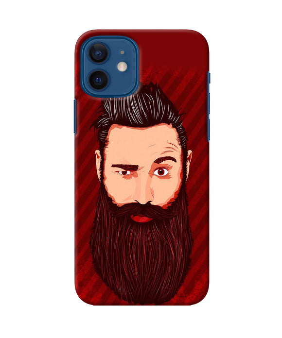 Beardo Character Iphone 12 Back Cover