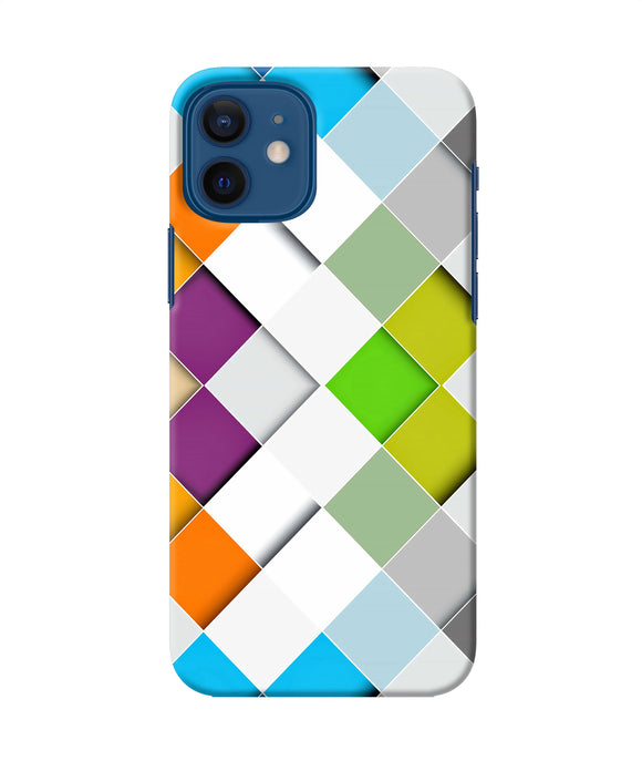 Abstract Color Box Iphone 12 Back Cover