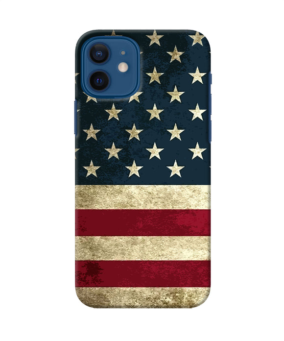 Vintage Us Flag Iphone 12 Back Cover