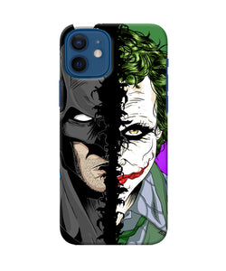 Batman Vs Joker Half Face Iphone 12 Back Cover