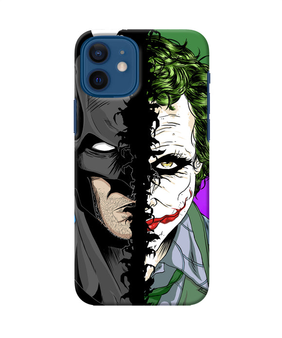 Batman Vs Joker Half Face Iphone 12 Back Cover