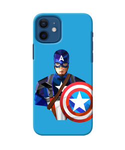 Captain America Character Iphone 12 Back Cover