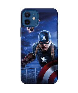 Captain With Ironman Iphone 12 Back Cover