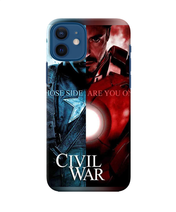 Civil War Iphone 12 Back Cover