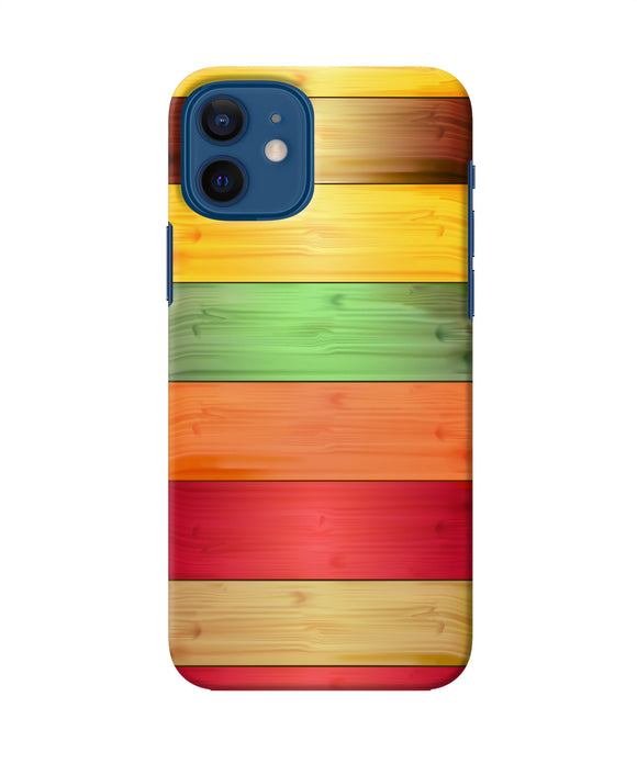 Wooden Colors Iphone 12 Back Cover