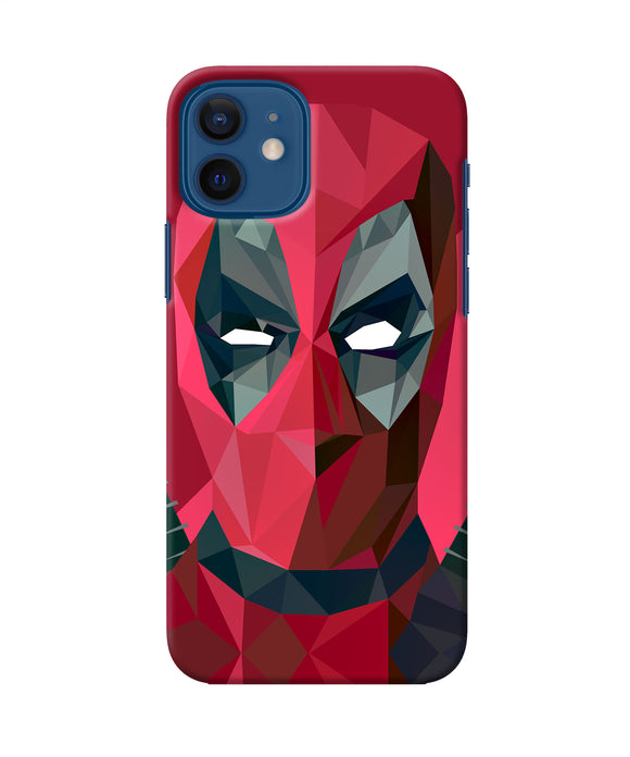 Abstract Deadpool Full Mask Iphone 12 Back Cover