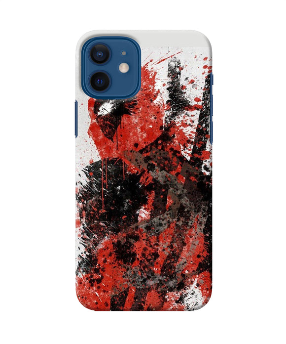 Deadpool Rugh Sketch Iphone 12 Back Cover