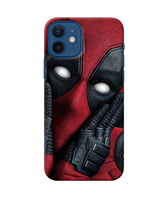 Thinking Deadpool Iphone 12 Back Cover