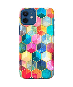 Abstract Color Box Iphone 12 Back Cover