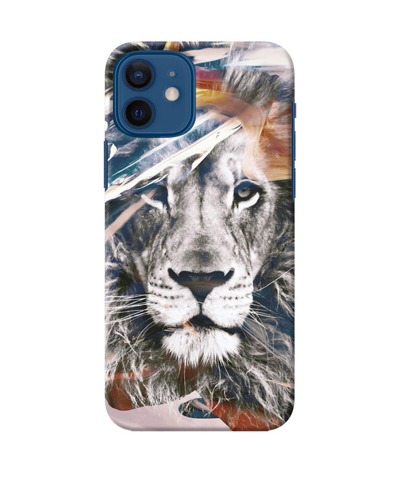 Lion Poster Iphone 12 Back Cover