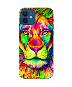 Lion Color Poster Iphone 12 Back Cover