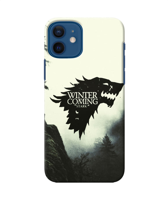 Winter Coming Stark Iphone 12 Back Cover