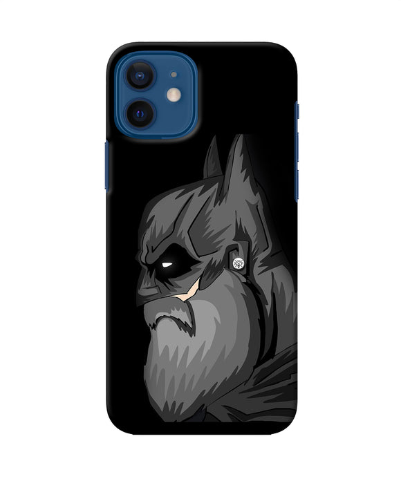 Batman With Beard Iphone 12 Back Cover