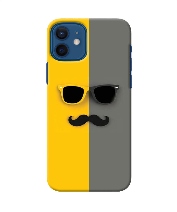 Mustache Glass Iphone 12 Back Cover