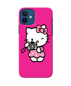 Hello Kitty Cam Pink Iphone 12 Back Cover