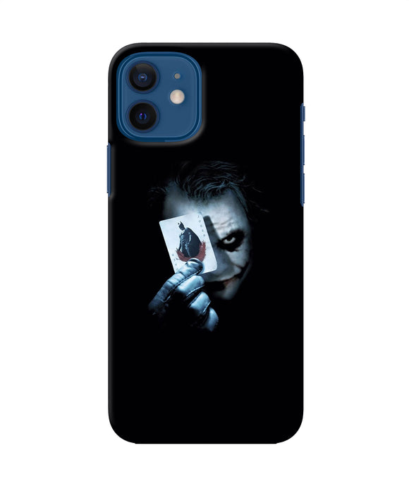 Joker Dark Knight Card Iphone 12 Back Cover
