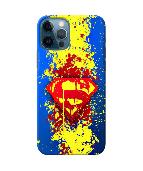 Superman Logo Iphone 12 Pro Back Cover