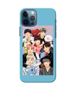 BTS with animals iPhone 12 Pro Back Cover