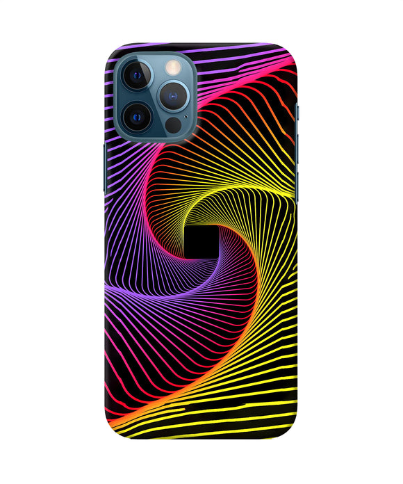 Colorful Strings iPhone 12 Pro Back Cover