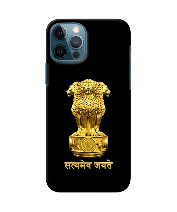 Satyamev Jayate Golden iPhone 12 Pro Back Cover