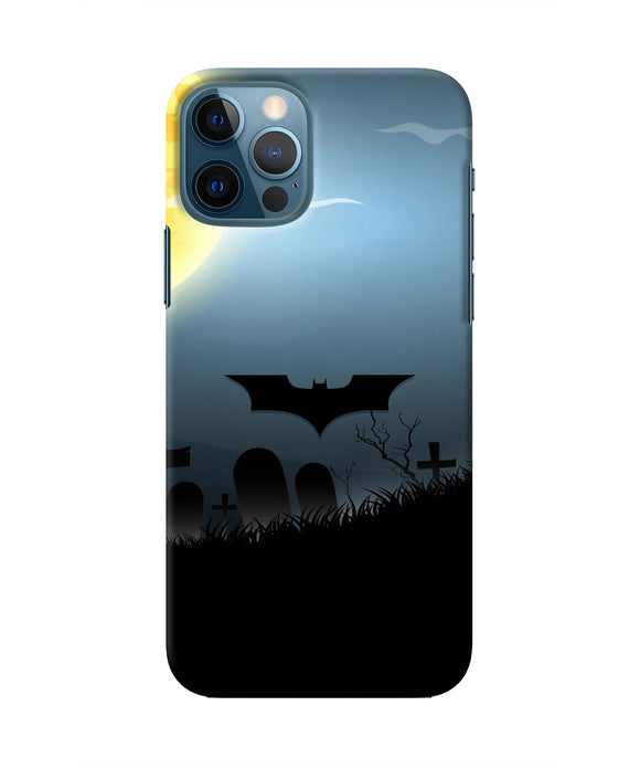 Batman Scary cemetry Iphone 12 Pro Real 4D Back Cover