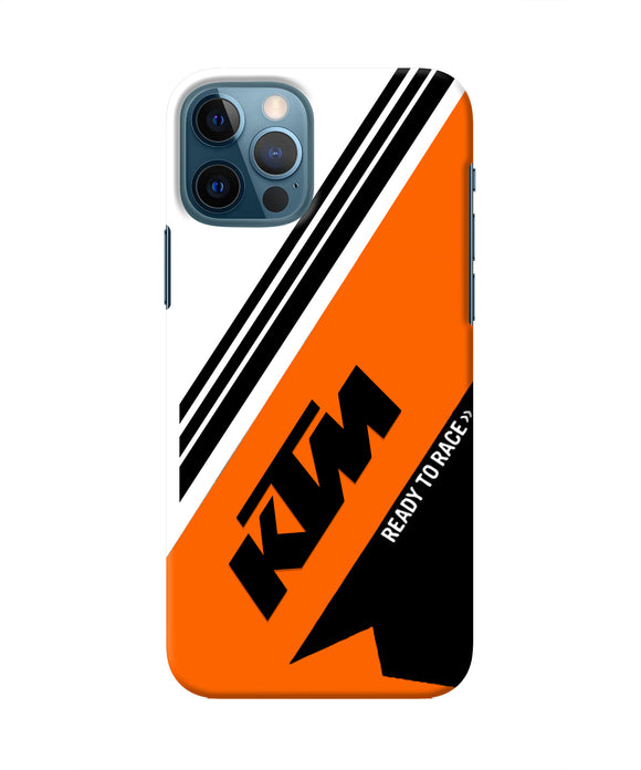 KTM Abstract Iphone 12 Pro Real 4D Back Cover