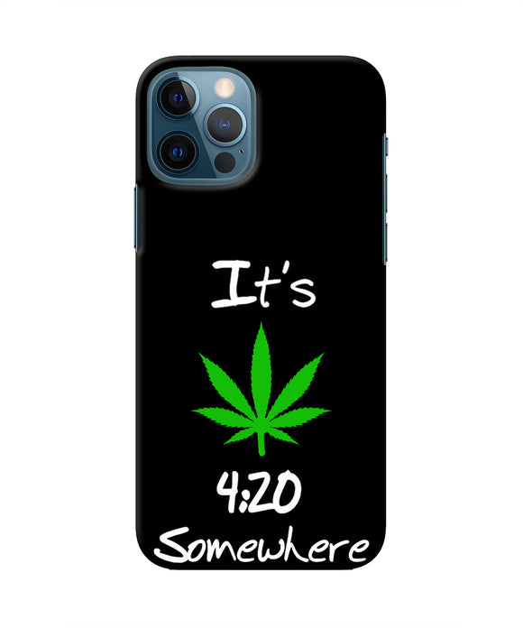 Weed Quote Iphone 12 Pro Real 4D Back Cover