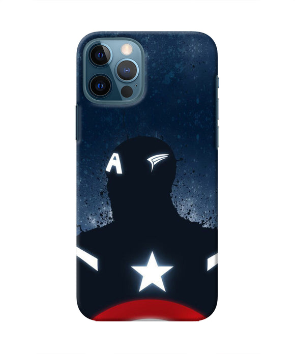Captain america Shield Iphone 12 Pro Real 4D Back Cover