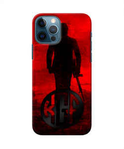 Rocky Bhai K G F Chapter 2 Logo iPhone 12 Pro Real 4D Back Cover