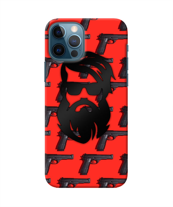 Rocky Bhai Beard Look iPhone 12 Pro Real 4D Back Cover