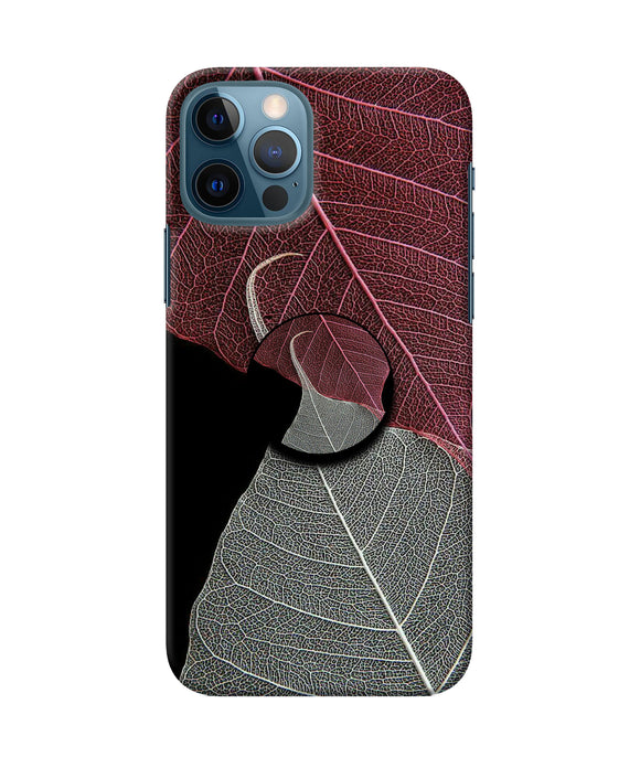 Leaf Pattern Iphone 12 Pro Pop Case