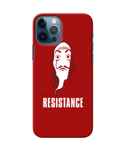 Money Heist Resistance Quote iPhone 12 Pro Back Cover
