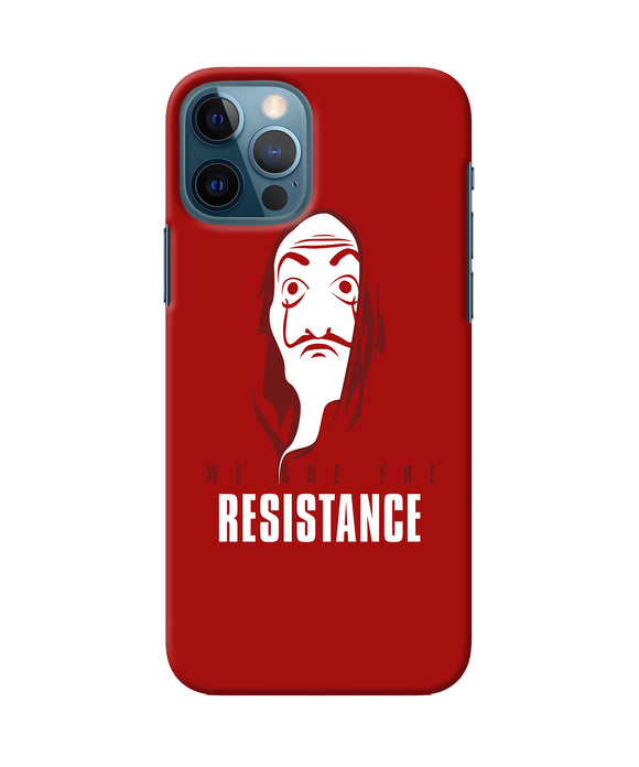 Money Heist Resistance Quote iPhone 12 Pro Back Cover