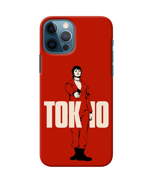 Money Heist Tokyo With Gun iPhone 12 Pro Back Cover