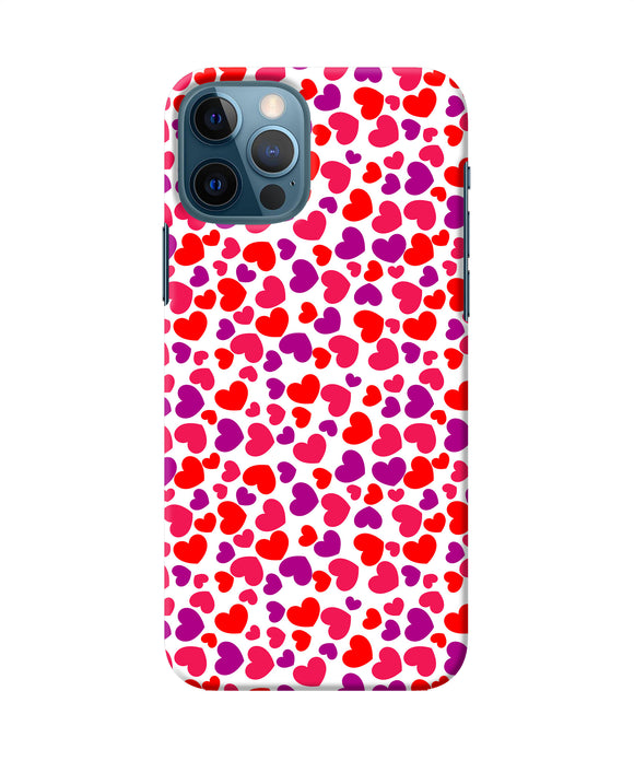 Heart Print Iphone 12 Pro Back Cover