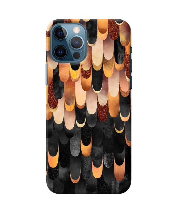 Abstract Wooden Rug Iphone 12 Pro Back Cover