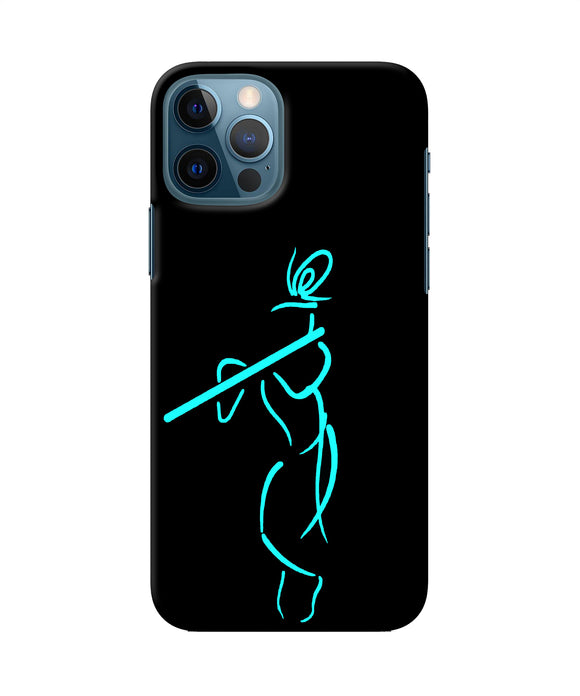 Lord Krishna Sketch Iphone 12 Pro Back Cover