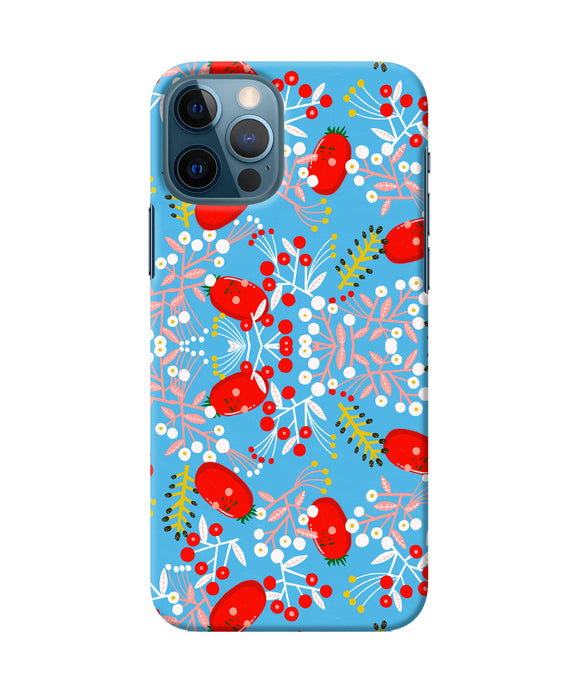 Small Red Animation Pattern Iphone 12 Pro Back Cover