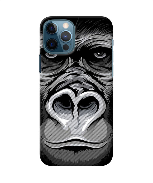 Black Chimpanzee Iphone 12 Pro Back Cover