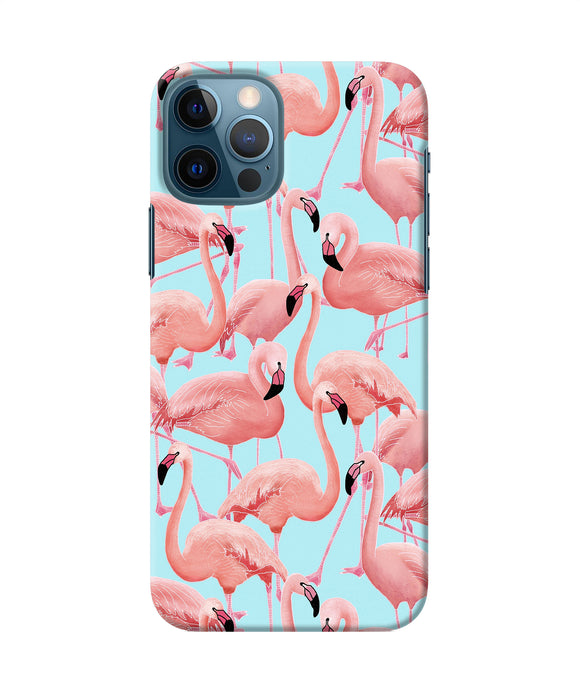 Abstract Sheer Bird Print Iphone 12 Pro Back Cover