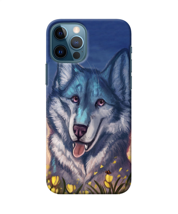 Cute Wolf Iphone 12 Pro Back Cover