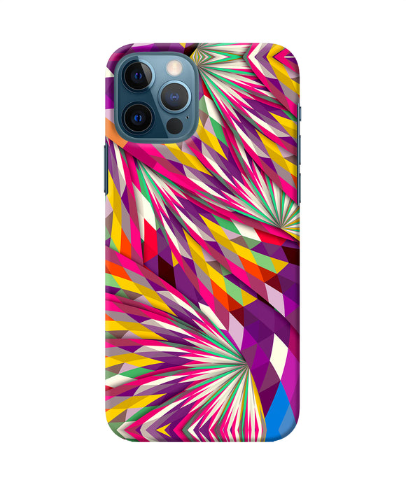 Abstract Colorful Print Iphone 12 Pro Back Cover