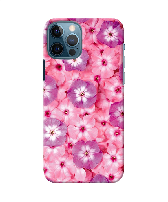 Natural Pink Flower Iphone 12 Pro Back Cover