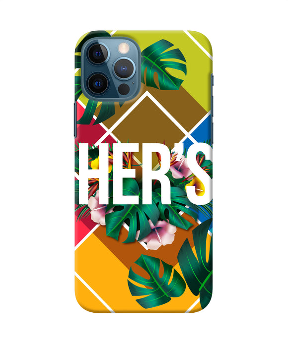 His Her Two Iphone 12 Pro Back Cover