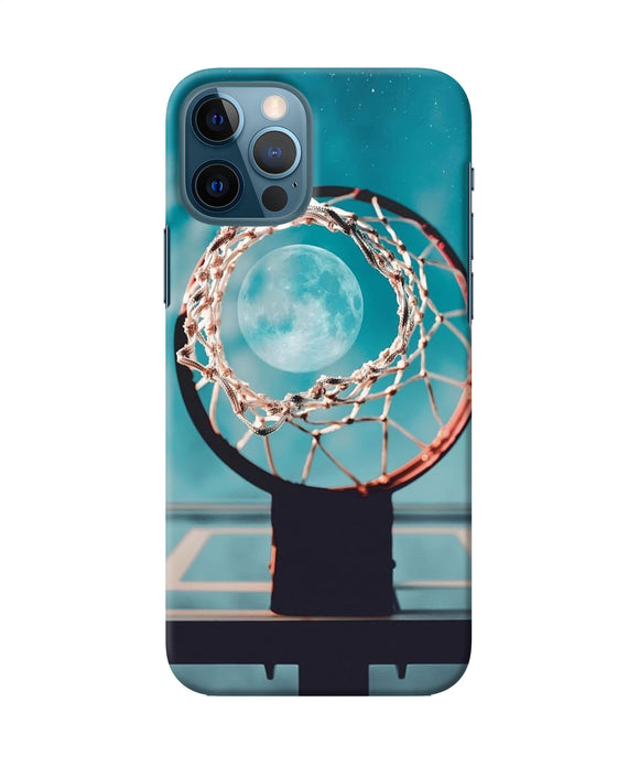 Basket Ball Moon Iphone 12 Pro Back Cover