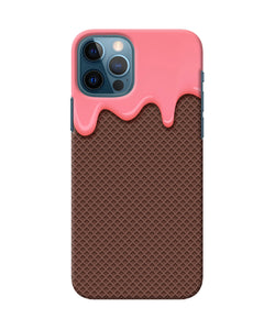 Waffle Cream Biscuit Iphone 12 Pro Back Cover