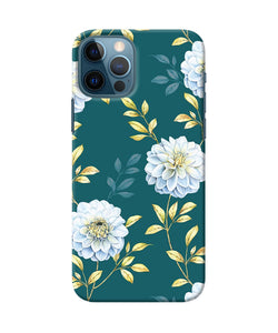 Flower Canvas Iphone 12 Pro Back Cover