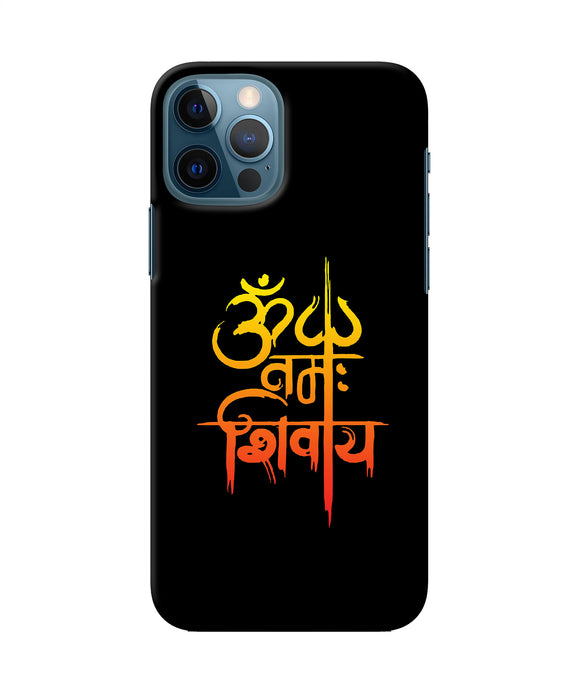 Om Namah Shivay Text Iphone 12 Pro Back Cover