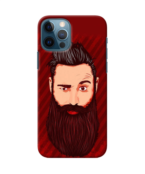 Beardo Character Iphone 12 Pro Back Cover