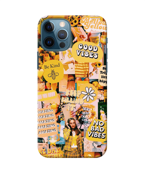 Good Vibes Poster Iphone 12 Pro Back Cover